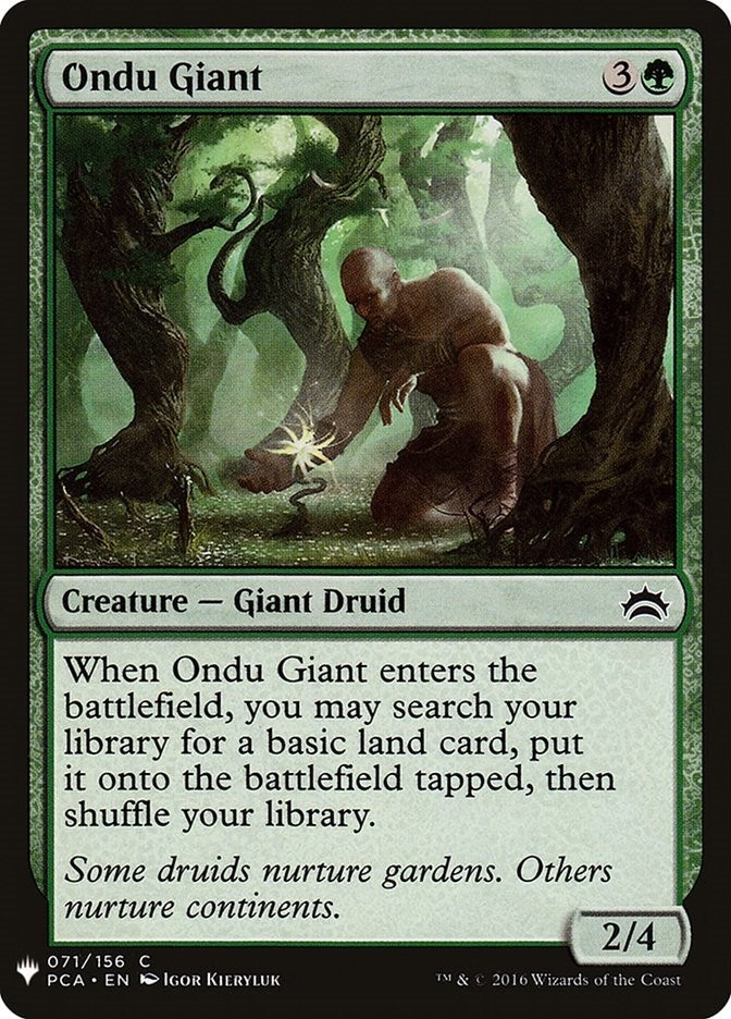 Image for Ondu Giant (The List Reprints) (71) - Magic: The Gathering