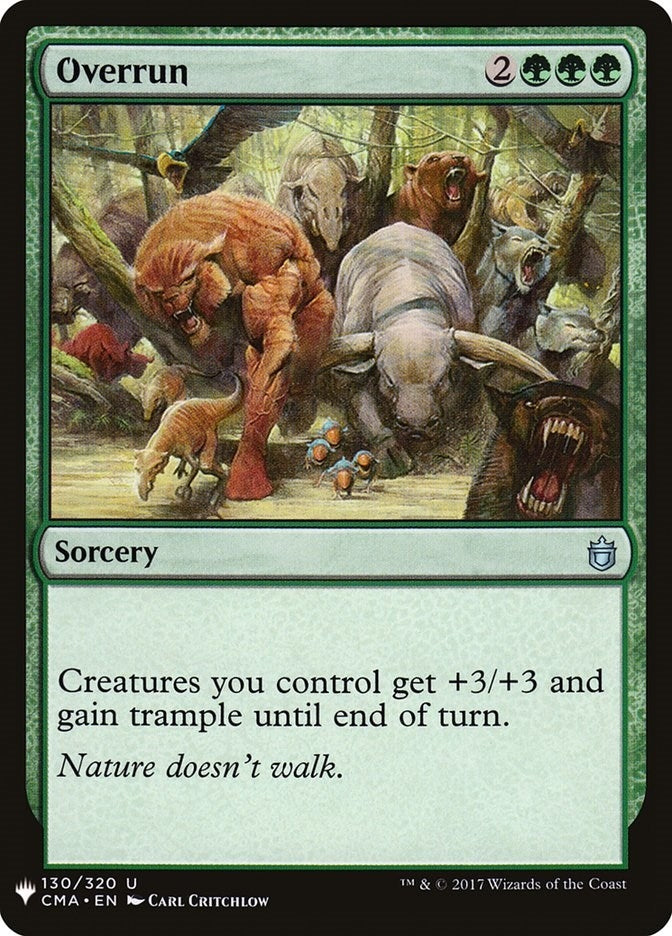 Image for Overrun (The List Reprints) (130) - Magic: The Gathering