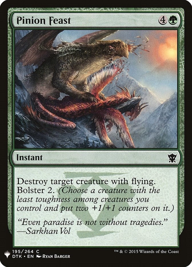 Image for Pinion Feast (The List Reprints) (195) - Magic: The Gathering