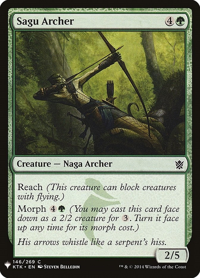 Image for Sagu Archer (The List Reprints) (146) - Magic: The Gathering