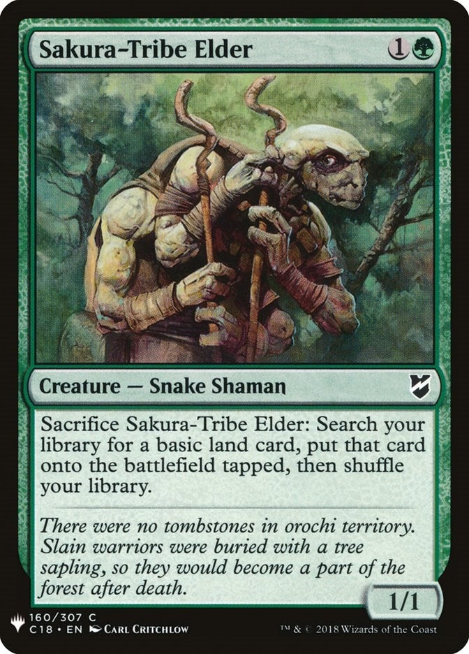 Image for Sakura-Tribe Elder (The List Reprints) (160) - Magic: The Gathering