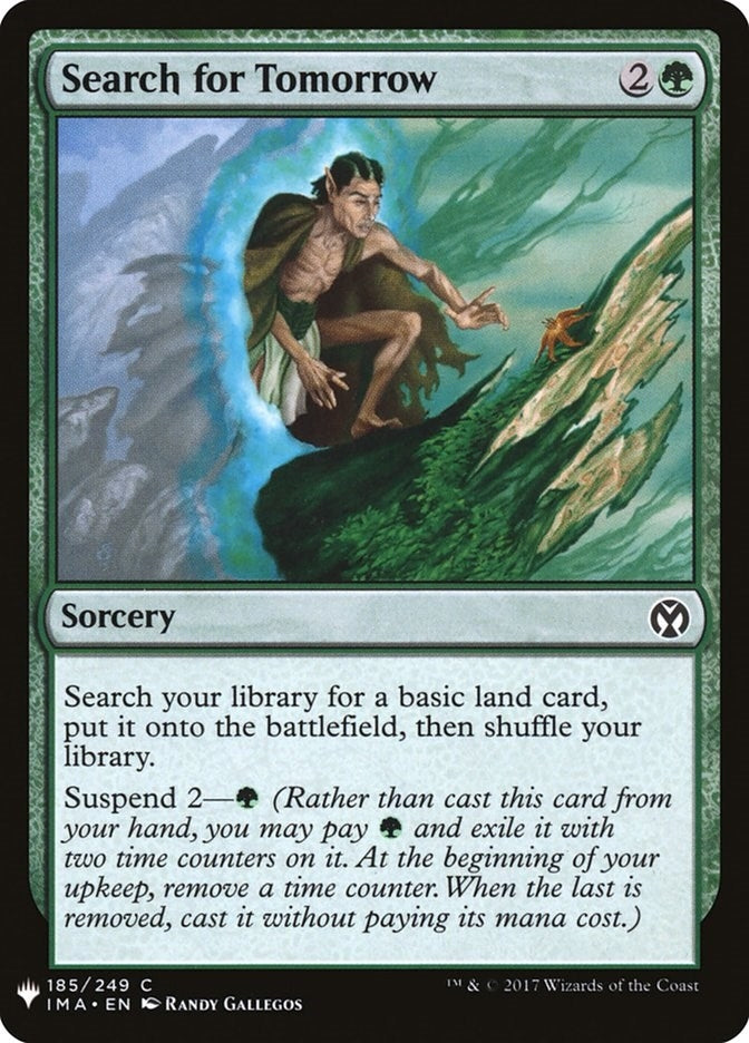 Image for Search for Tomorrow (The List Reprints) (185) - Magic: The Gathering
