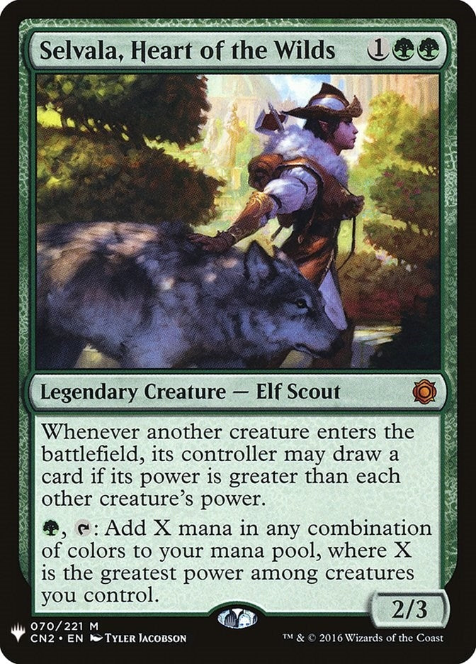 Image for Selvala, Heart of the Wilds (The List Reprints) (70) - Magic: The Gathering