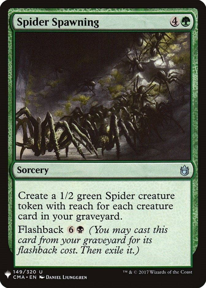 Image for Spider Spawning (The List Reprints) (149) - Magic: The Gathering