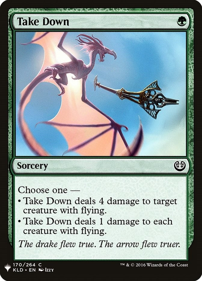 Image for Take Down (The List Reprints) (170) - Magic: The Gathering