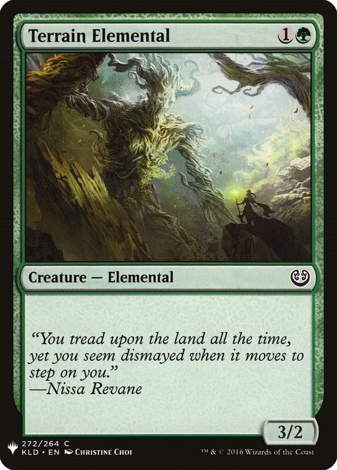 Image for Terrain Elemental (The List Reprints) (272) - Magic: The Gathering