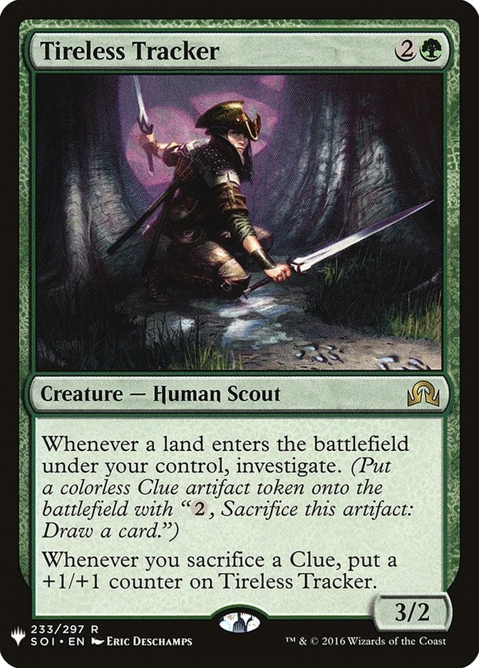 Image for Tireless Tracker (The List Reprints) (233) - Magic: The Gathering
