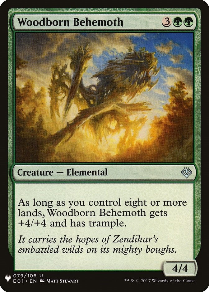 Image for Woodborn Behemoth (The List Reprints) (79) - Magic: The Gathering