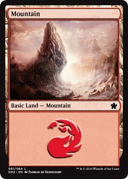 Image for Mountain (061) (Magic Game Night 2019) (61) - Magic: The Gathering