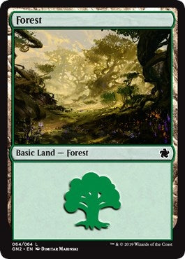 Image for Forest (064) (Magic Game Night 2019) (64) - Magic: The Gathering