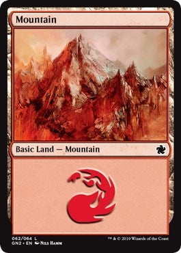 Image for Mountain (062) (Magic Game Night 2019) (62) - Magic: The Gathering