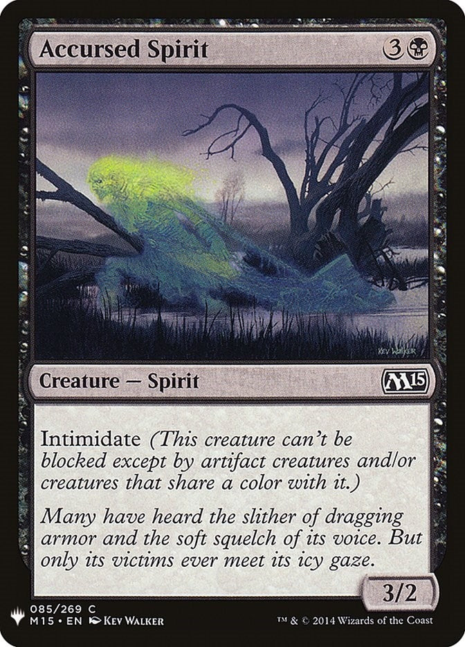 Image for Accursed Spirit (The List Reprints) (85) - Magic: The Gathering