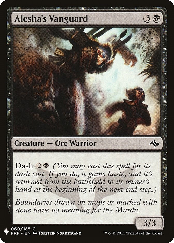Image for Alesha's Vanguard (The List Reprints) (60) - Magic: The Gathering