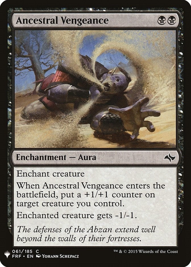 Image for Ancestral Vengeance (The List Reprints) (61) - Magic: The Gathering