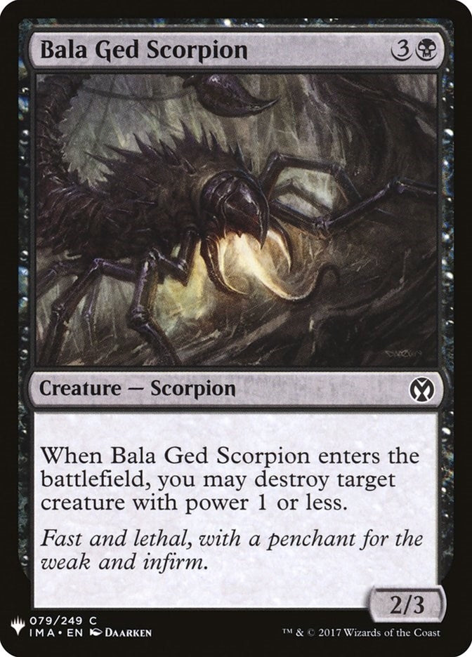 Image for Bala Ged Scorpion (The List Reprints) (79) - Magic: The Gathering