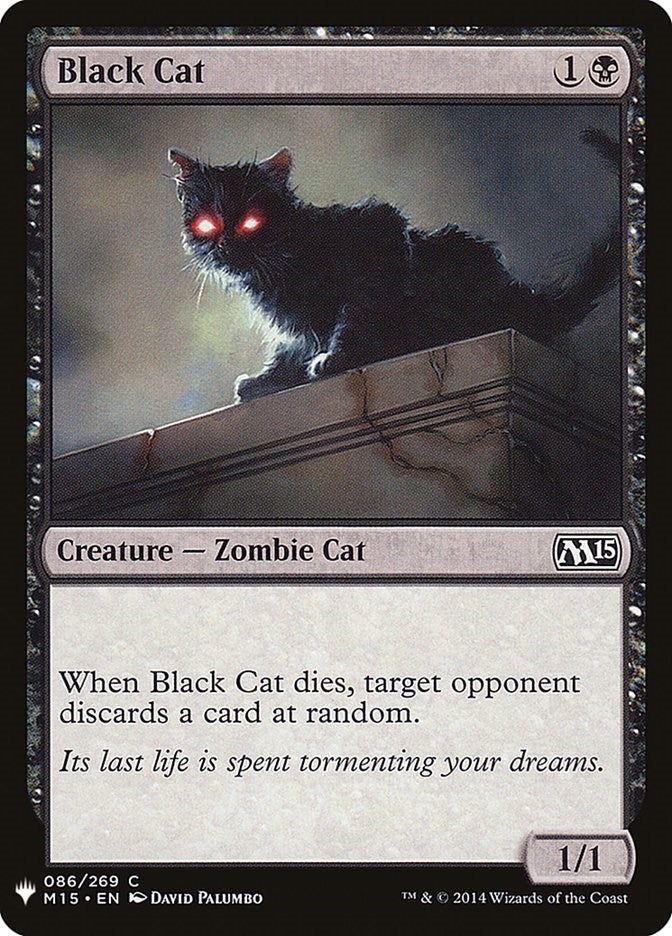 Image for Black Cat (The List Reprints) (86) - Magic: The Gathering