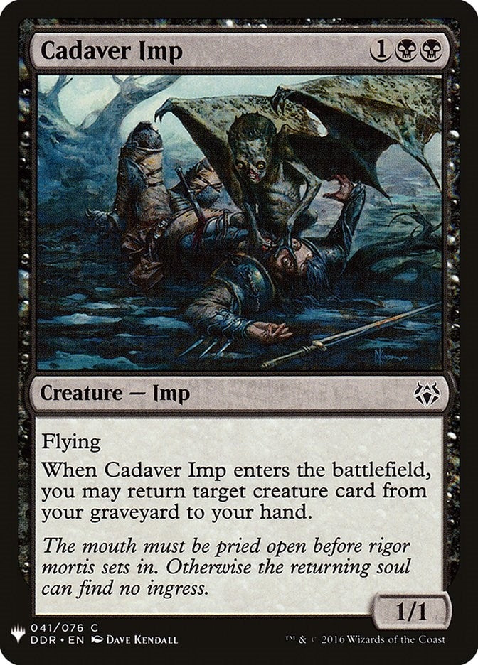 Image for Cadaver Imp (The List Reprints) (41) - Magic: The Gathering