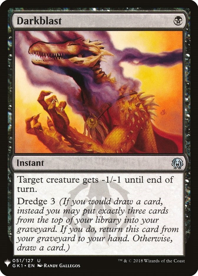 Image for Darkblast (The List Reprints) (51) - Magic: The Gathering