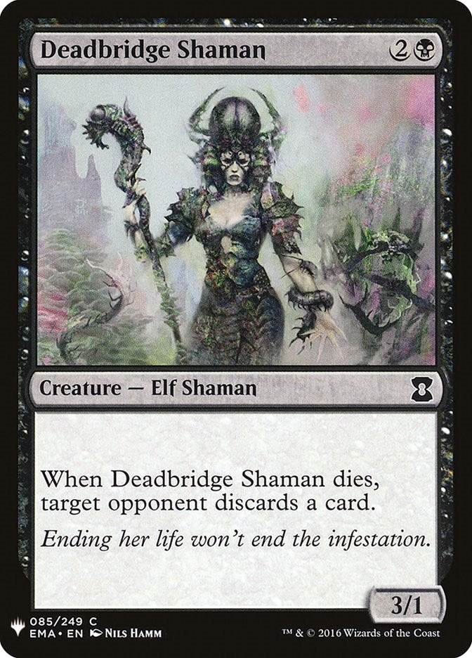 Image for Deadbridge Shaman (The List Reprints) (85) - Magic: The Gathering