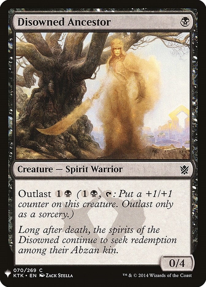 Image for Disowned Ancestor (The List Reprints) (70) - Magic: The Gathering