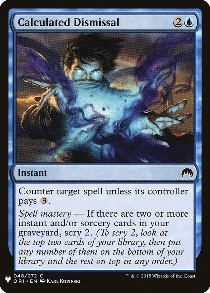 Image for Calculated Dismissal (The List Reprints) (48) - Magic: The Gathering
