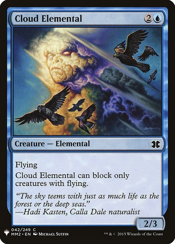 Image for Cloud Elemental (The List Reprints) (42) - Magic: The Gathering