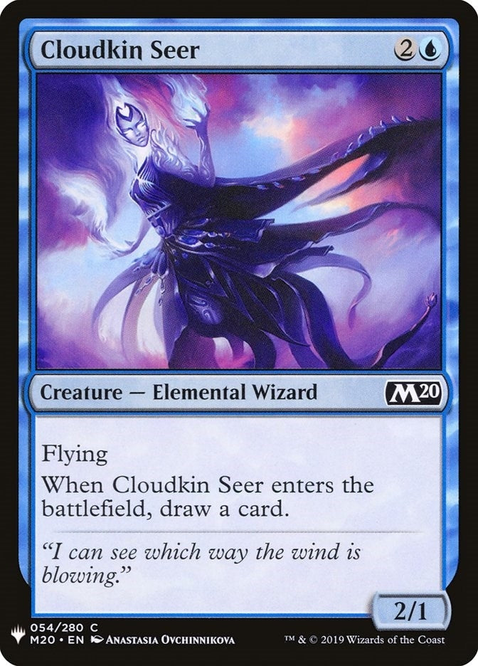 Image for Cloudkin Seer (The List Reprints) (54) - Magic: The Gathering