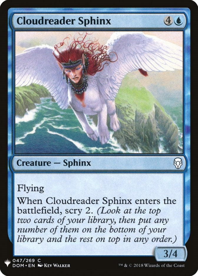Image for Cloudreader Sphinx (The List Reprints) (47) - Magic: The Gathering