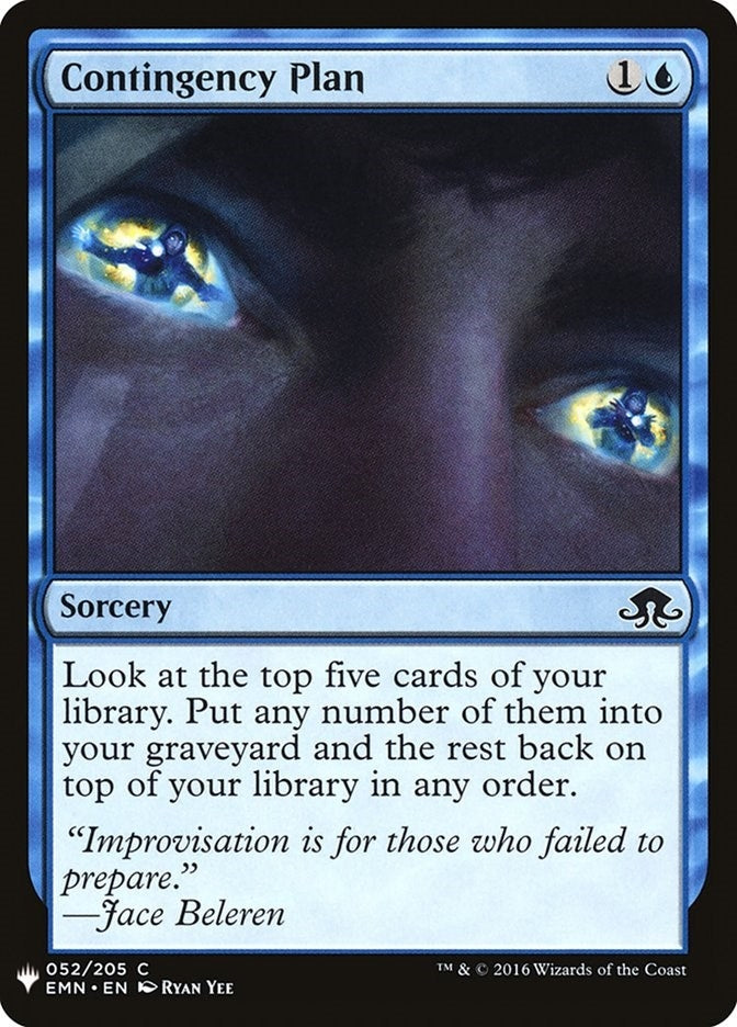 Image for Contingency Plan (The List Reprints) (52) - Magic: The Gathering