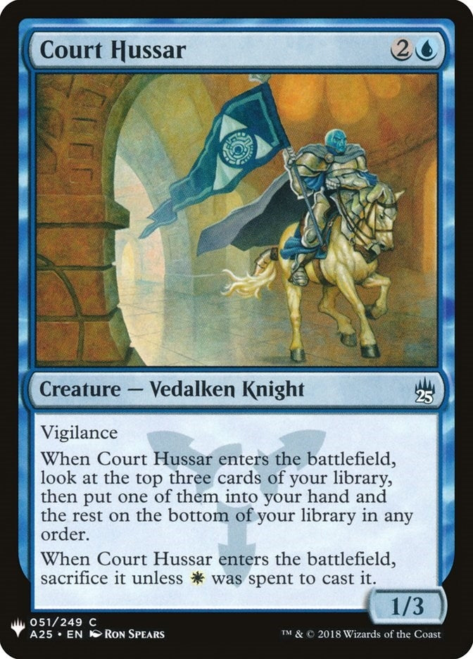 Image for Court Hussar (The List Reprints) (51) - Magic: The Gathering