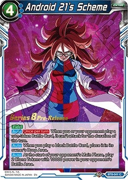 Image for Android 21's Scheme (Malicious Machinations Pre-Release Cards) (BT8-041_PR) - Dragon Ball Super: Masters