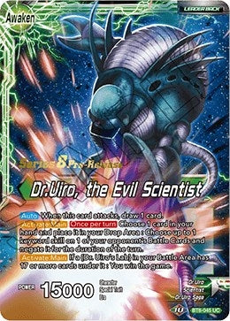 Image for Dr.Uiro & Dr.Kochin // Dr.Uiro, the Evil Scientist (Malicious Machinations Pre-Release Cards) (BT8-045_PR) - Dragon Ball Super: Masters