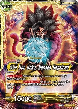 Image for Son Goku & Pan // SS4 Son Goku, Senses Regained (Malicious Machinations Pre-Release Cards) (BT8-066_PR) - Dragon Ball Super: Masters