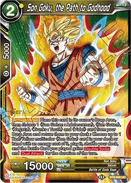 Image for Son Goku, the Path to Godhood (Malicious Machinations Pre-Release Cards) (BT8-068_PR) - Dragon Ball Super: Masters