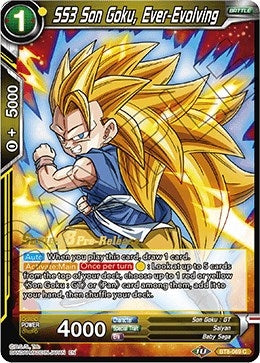 Image for SS3 Son Goku, Ever-Evolving (Malicious Machinations Pre-Release Cards) (BT8-069_PR) - Dragon Ball Super: Masters