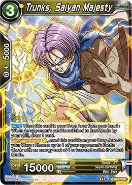 Image for Trunks, Saiyan Majesty (Malicious Machinations Pre-Release Cards) (BT8-075_PR) - Dragon Ball Super: Masters
