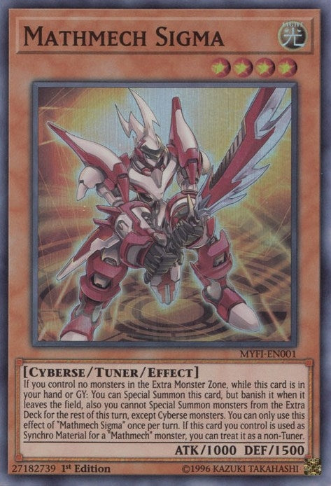 Image for Mathmech Sigma (Mystic Fighters) (MYFI-EN001) - YuGiOh
