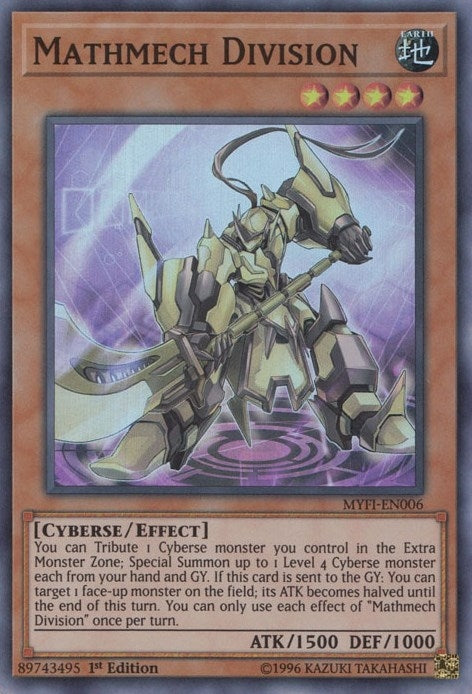 Image for Mathmech Division (Mystic Fighters) (MYFI-EN006) - YuGiOh