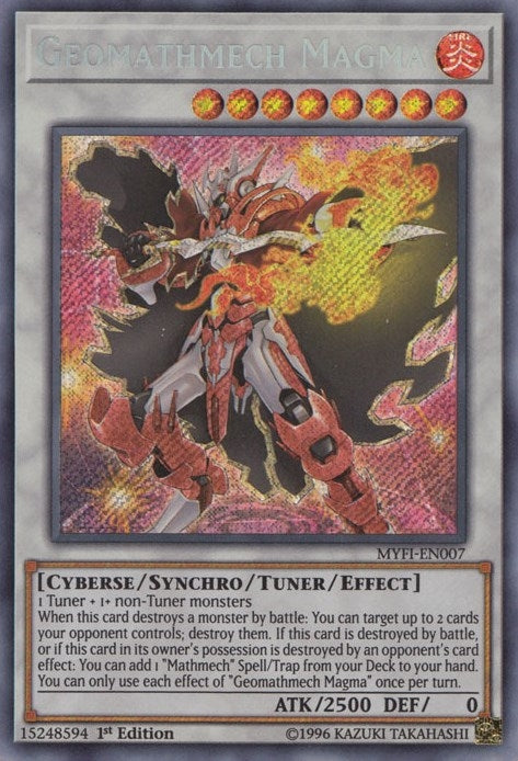 Image for Geomathmech Magma (Mystic Fighters) (MYFI-EN007) - YuGiOh