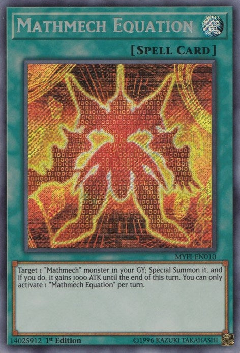 Image for Mathmech Equation (Mystic Fighters) (MYFI-EN010) - YuGiOh