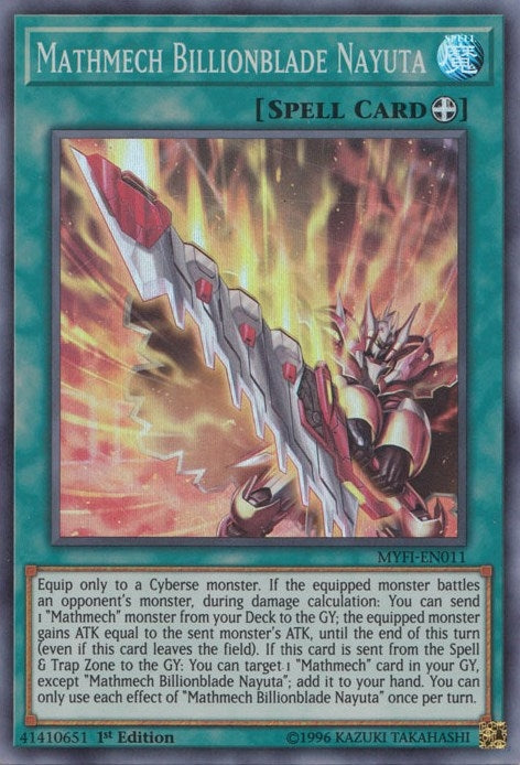Image for Mathmech Billionblade Nayuta (Mystic Fighters) (MYFI-EN011) - YuGiOh
