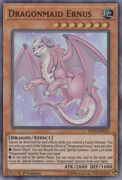 Image for Dragonmaid Ernus (Mystic Fighters) (MYFI-EN015) - YuGiOh