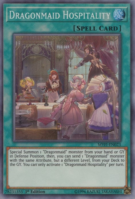 Image for Dragonmaid Hospitality (Mystic Fighters) (MYFI-EN023) - YuGiOh