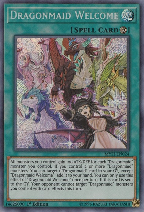 Image for Dragonmaid Welcome (Mystic Fighters) (MYFI-EN024) - YuGiOh