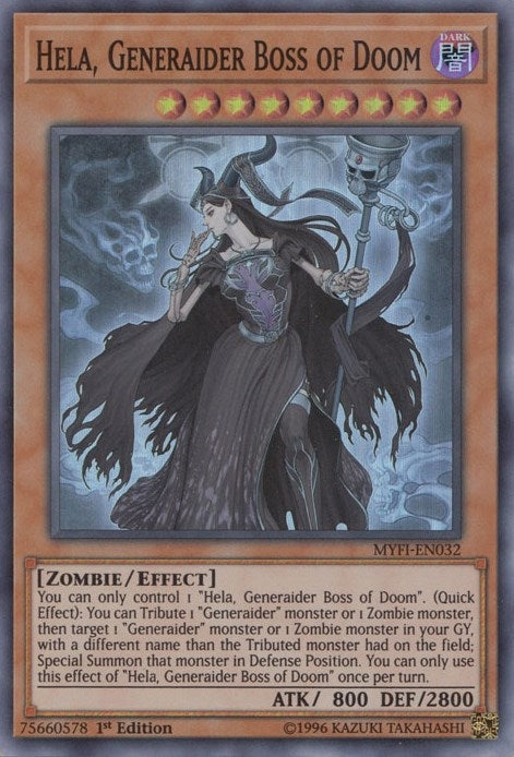 Image for Hela, Generaider Boss of Doom (Mystic Fighters) (MYFI-EN032) - YuGiOh