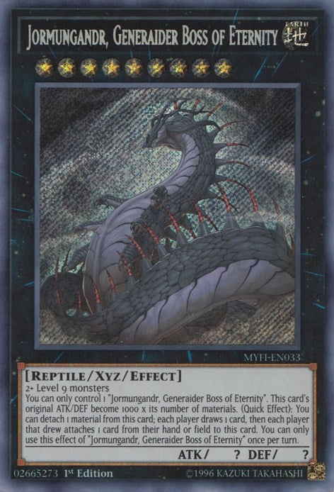 Image for Jormungandr, Generaider Boss of Eternity (Mystic Fighters) (MYFI-EN033) - YuGiOh