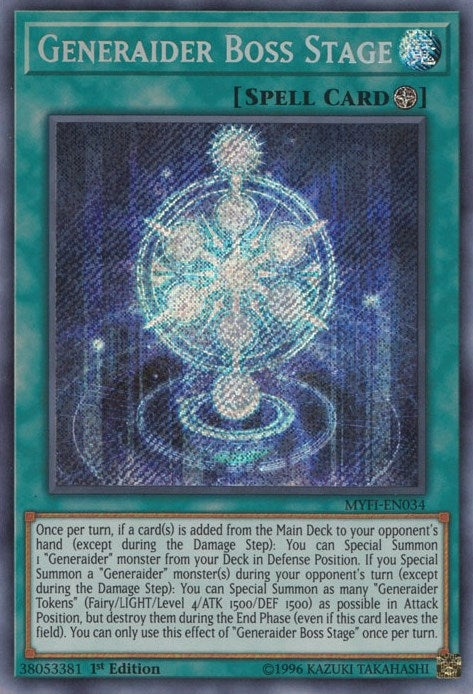 Image for Generaider Boss Stage (Mystic Fighters) (MYFI-EN034) - YuGiOh