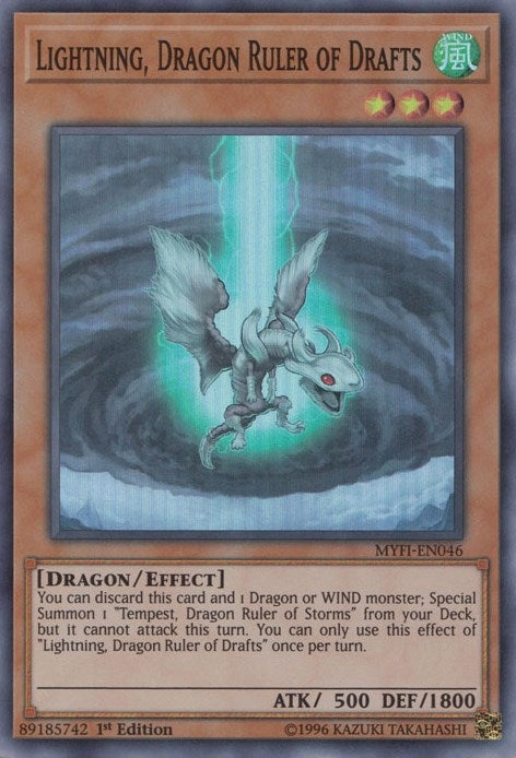 Image for Lightning, Dragon Ruler of Drafts (Mystic Fighters) (MYFI-EN046) - YuGiOh