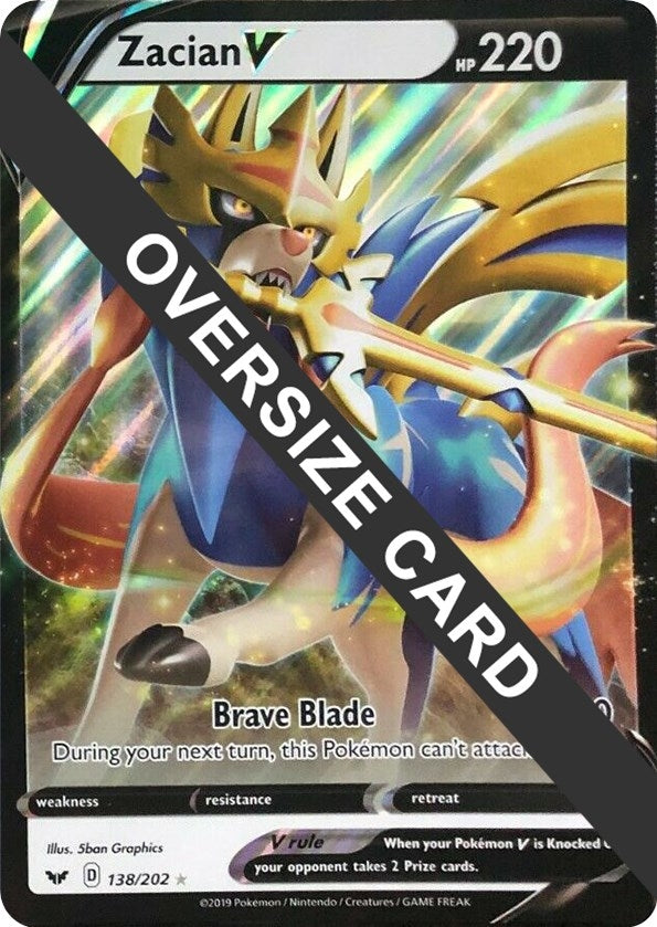 Image for Zacian V (Jumbo Cards) (138/202) - Pokemon