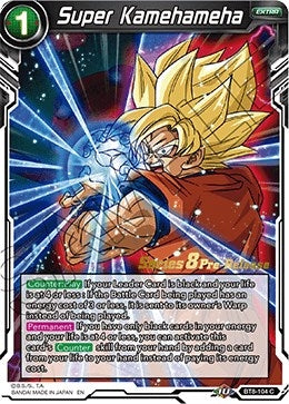 Image for Super Kamehameha (Malicious Machinations Pre-Release Cards) (BT8-104_PR) - Dragon Ball Super: Masters
